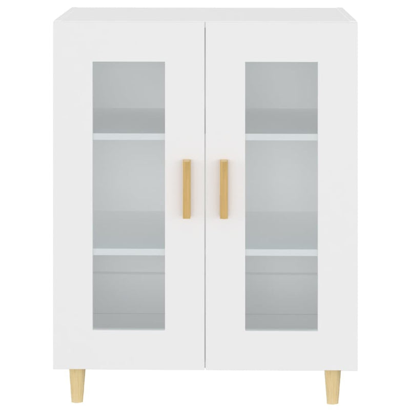 vidaXL Sideboard Smoked Oak 69.5x34x90 cm Engineered Wood