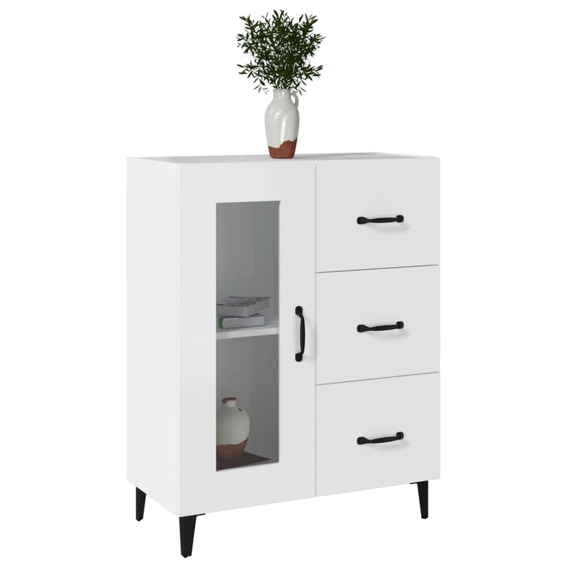 vidaXL Sideboard White 69.5x34x90 cm Engineered Wood