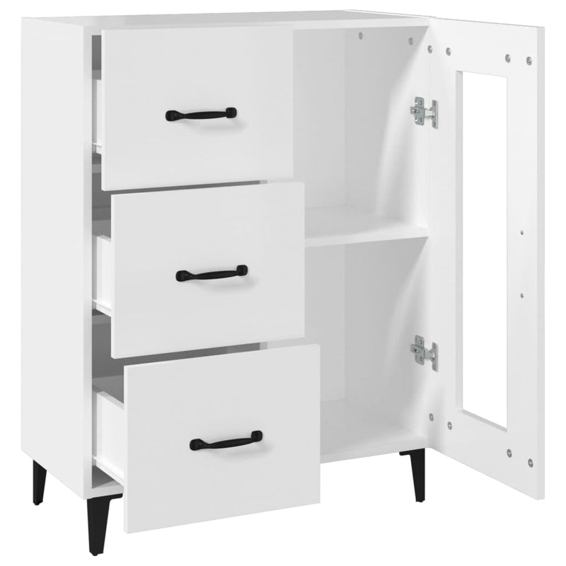 vidaXL Sideboard White 69.5x34x90 cm Engineered Wood