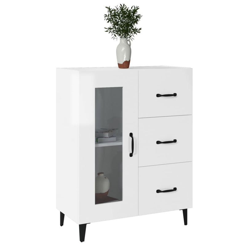 vidaXL Sideboard White 69.5x34x90 cm Engineered Wood