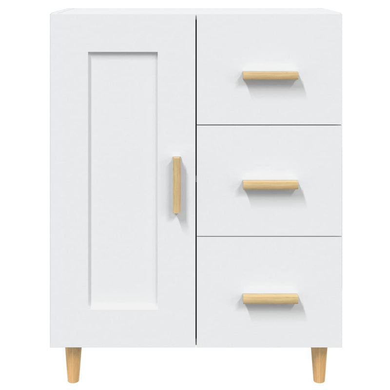 vidaXL Sideboard Smoked Oak 69.5x34x90 cm Engineered Wood