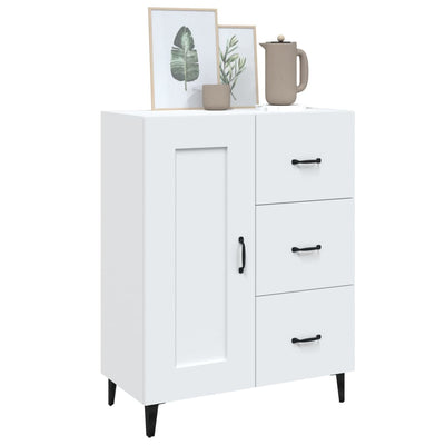 vidaXL Sideboard Black 69.5x34x90 cm Engineered Wood