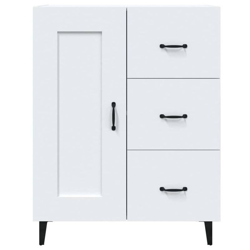 vidaXL Sideboard Black 69.5x34x90 cm Engineered Wood