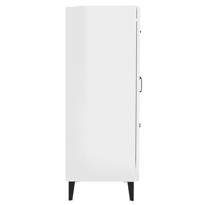 vidaXL Sideboard Black 69.5x34x90 cm Engineered Wood