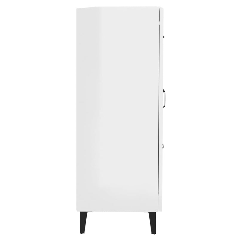 vidaXL Sideboard Black 69.5x34x90 cm Engineered Wood