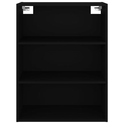 vidaXL Hanging Wall Cabinet Black 69.5x32.5x90 cm