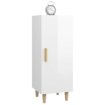 vidaXL Sideboard Smoked Oak 34.5x34x90 cm Engineered Wood