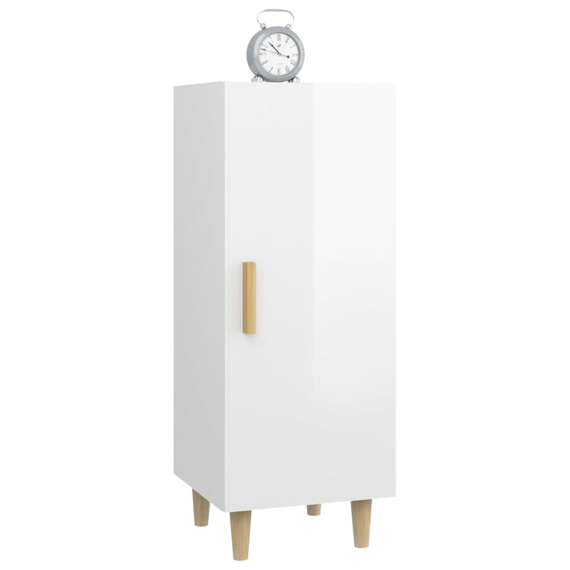 vidaXL Sideboard Smoked Oak 34.5x34x90 cm Engineered Wood