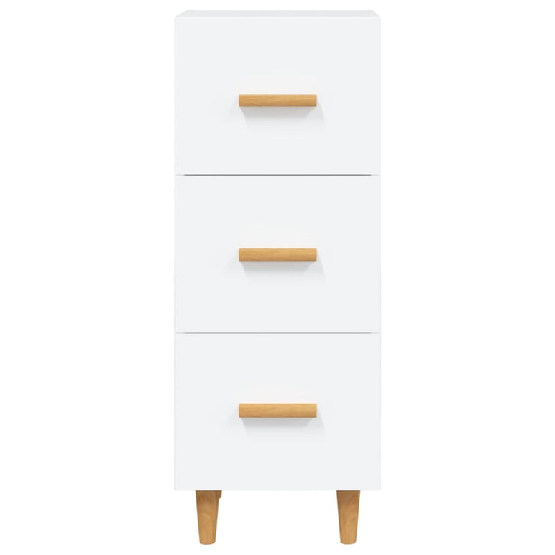 vidaXL Sideboard Smoked Oak 34.5x34x90 cm Engineered Wood