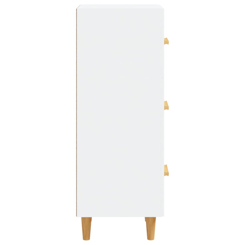 vidaXL Sideboard Smoked Oak 34.5x34x90 cm Engineered Wood