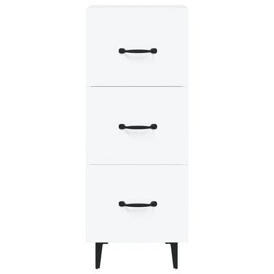 vidaXL Sideboard Black 34.5x34x90 cm Engineered Wood