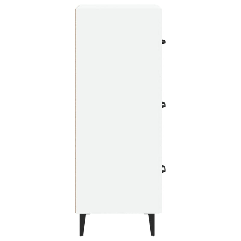 vidaXL Sideboard Black 34.5x34x90 cm Engineered Wood