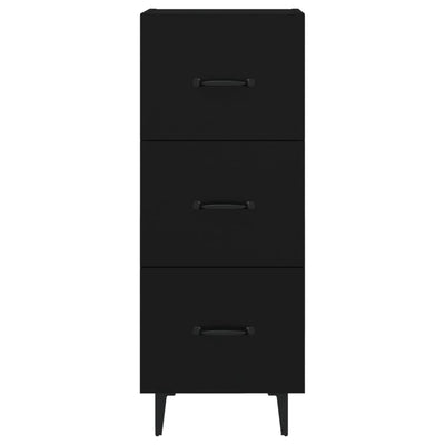 vidaXL Sideboard Black 34.5x34x90 cm Engineered Wood