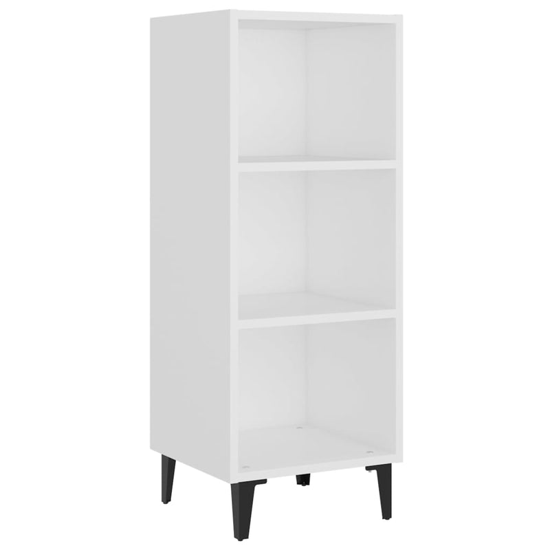 vidaXL Sideboard Smoked Oak 34.5x32.5x90 cm Engineered Wood