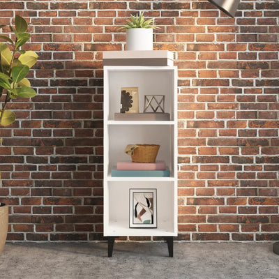 vidaXL Sideboard Smoked Oak 34.5x32.5x90 cm Engineered Wood