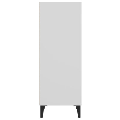 vidaXL Sideboard Smoked Oak 34.5x32.5x90 cm Engineered Wood