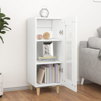 vidaXL Sideboard Smoked Oak 34.5x34x90 cm Engineered Wood