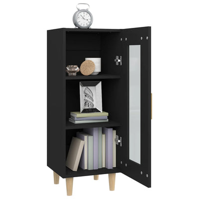 vidaXL Sideboard Smoked Oak 34.5x34x90 cm Engineered Wood