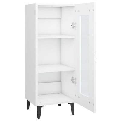 vidaXL Sideboard Smoked Oak 34.5x34x90 cm Engineered Wood