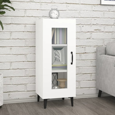 vidaXL Sideboard Smoked Oak 34.5x34x90 cm Engineered Wood