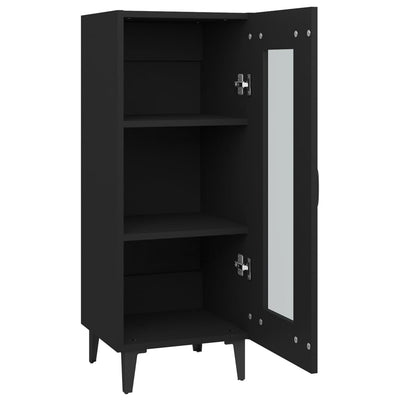 vidaXL Sideboard Smoked Oak 34.5x34x90 cm Engineered Wood