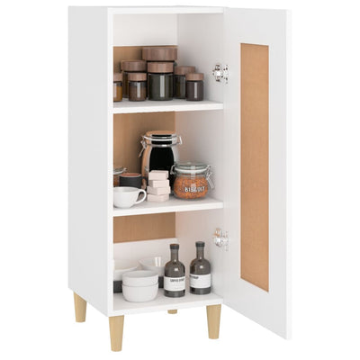 vidaXL Sideboard Black 34.5x34x90 cm Engineered Wood