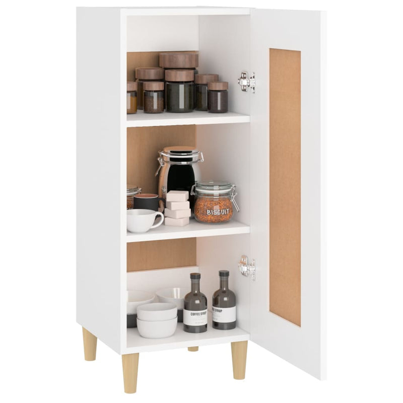 vidaXL Sideboard Black 34.5x34x90 cm Engineered Wood