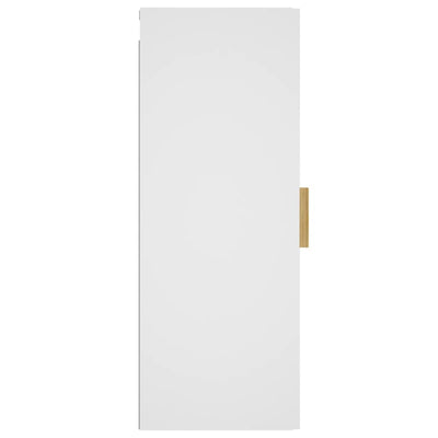 vidaXL Wall Cabinet Black 34.5x34x90 cm Engineered Wood