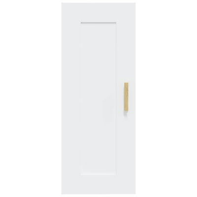 vidaXL Wall Cabinet Black 35x34x90 cm Engineered Wood