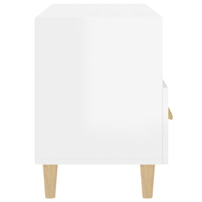 vidaXL TV Cabinet Black 80x36x50 cm Engineered Wood