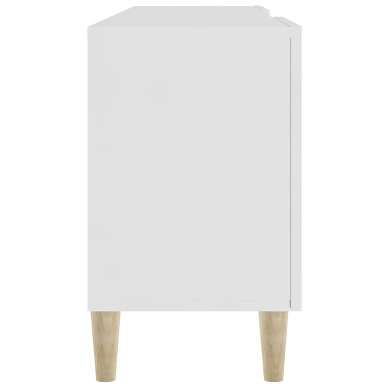 vidaXL TV Cabinet Black 150x30x50 cm Engineered Wood