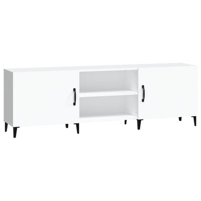 vidaXL TV Cabinet Black 150x30x50 cm Engineered Wood