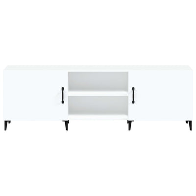 vidaXL TV Cabinet Black 150x30x50 cm Engineered Wood