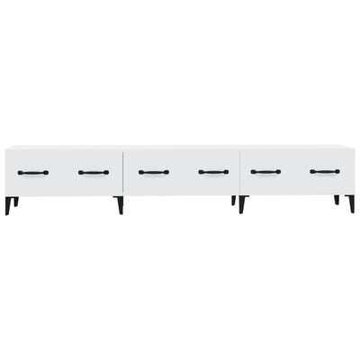 vidaXL TV Cabinet Black 150x34.5x30 cm Engineered Wood