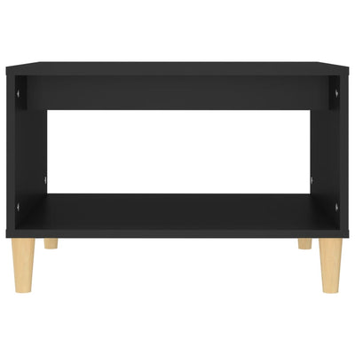 vidaXL Coffee Table  Black 60x50x40 cm Engineered Wood