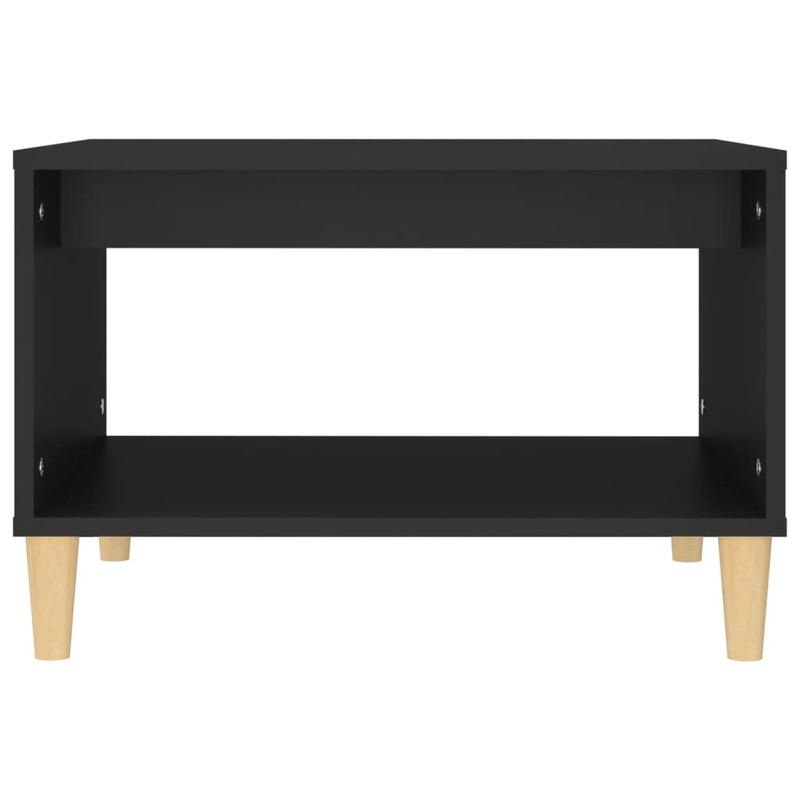 vidaXL Coffee Table  Black 60x50x40 cm Engineered Wood