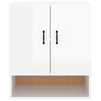 vidaXL Wall Cabinet Black 60x31x70 cm Engineered Wood