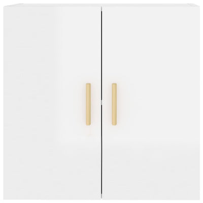 vidaXL Wall Cabinet Black 60x30x60 cm Engineered Wood