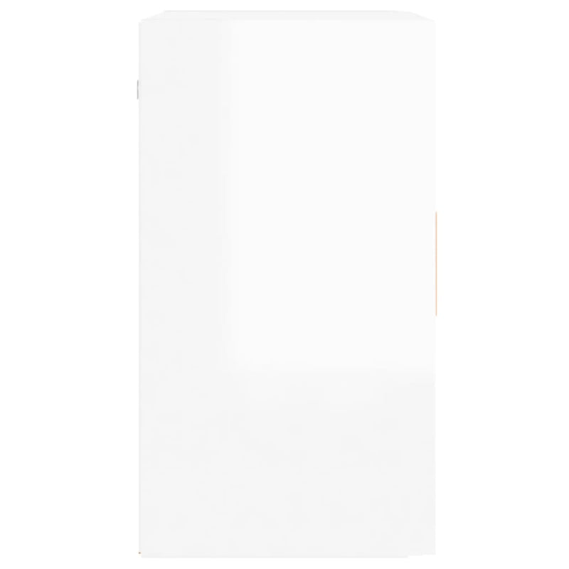 vidaXL Wall Cabinet Black 60x30x60 cm Engineered Wood