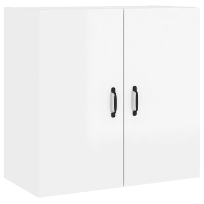 vidaXL Wall Cabinet Black 60x31x60 cm Engineered Wood