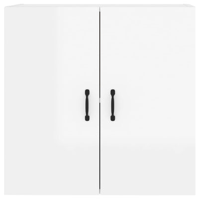 vidaXL Wall Cabinet Black 60x31x60 cm Engineered Wood