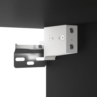 vidaXL Wall Cabinet Smoked Oak 80x35x36.5 cm Engineered Wood