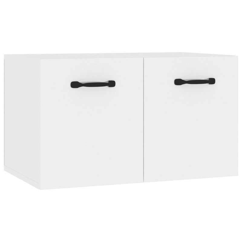 vidaXL Wall Cabinet High Gloss White 80x36.5x35 cm Engineered Wood