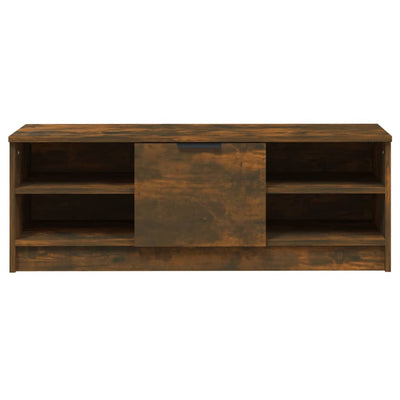 vidaXL TV Cabinet Smoked Oak 102x35.5x36.5 cm Engineered Wood