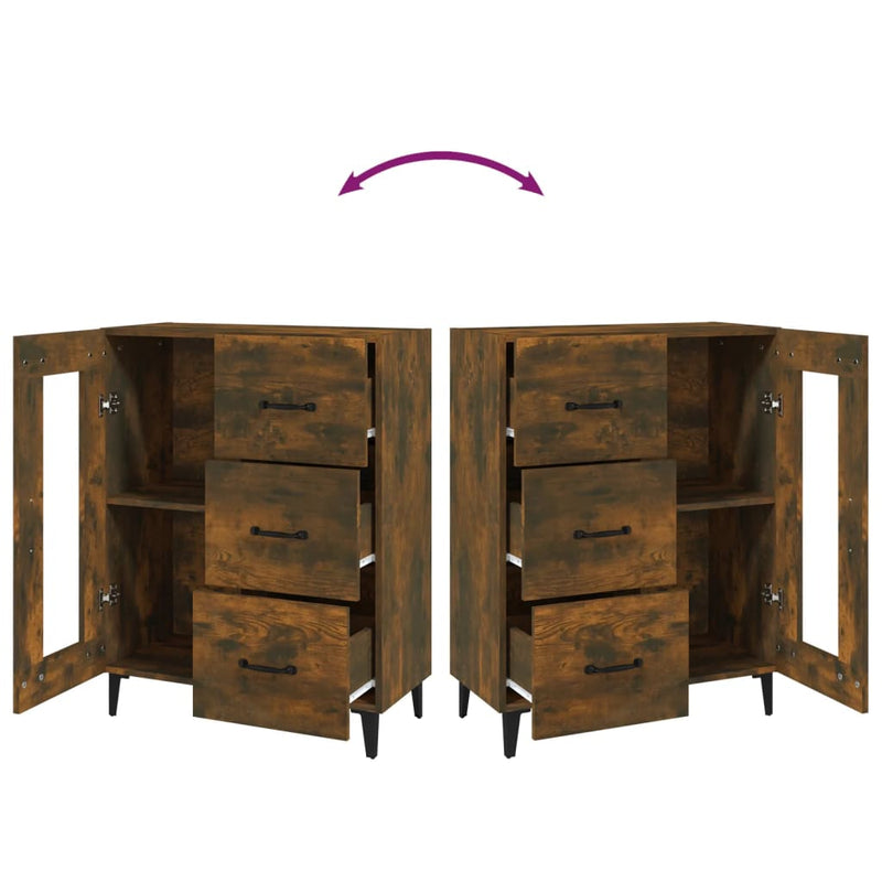 vidaXL Sideboard White 69.5x34x90 cm Engineered Wood