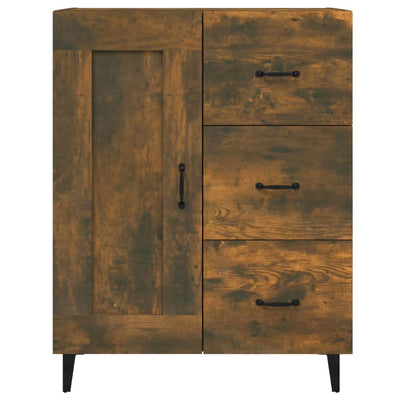 vidaXL Sideboard Black 69.5x34x90 cm Engineered Wood