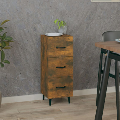 vidaXL Sideboard Black 34.5x34x90 cm Engineered Wood