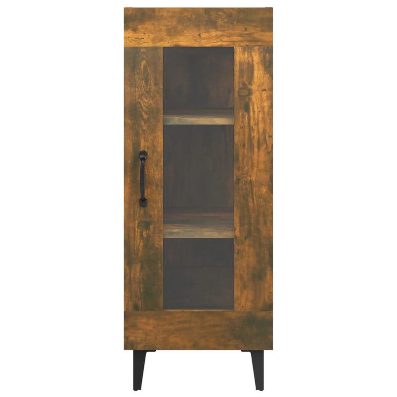 vidaXL Sideboard Smoked Oak 34.5x34x90 cm Engineered Wood