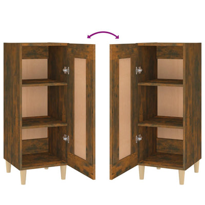 vidaXL Sideboard Black 34.5x34x90 cm Engineered Wood