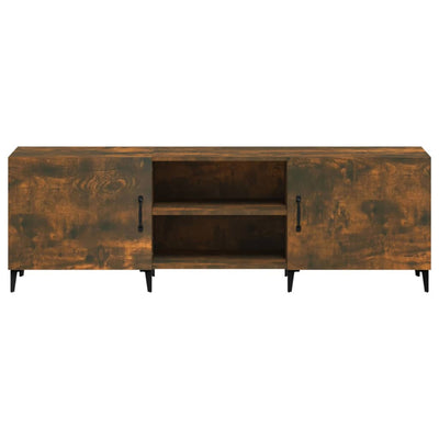 vidaXL TV Cabinet Black 150x30x50 cm Engineered Wood